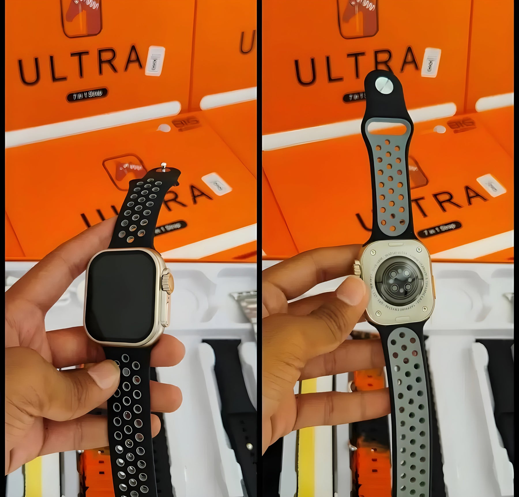 Latest 7-in-1 Ultra Smartwatch – 7 Straps & Advanced Features